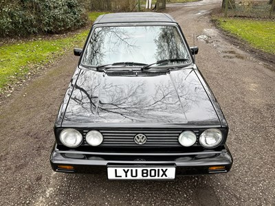 Lot 27 - 1982 Volkswagen Golf Cabriolet GL
