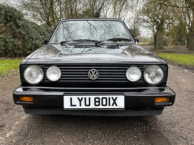 Lot 27 - 1982 Volkswagen Golf Cabriolet GL