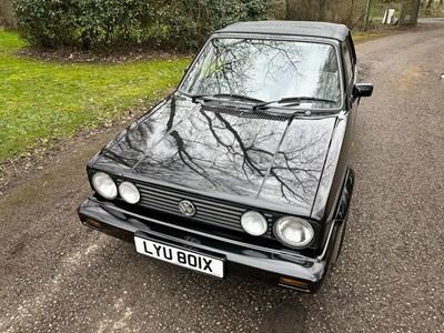 Lot 27 - 1982 Volkswagen Golf Cabriolet GL