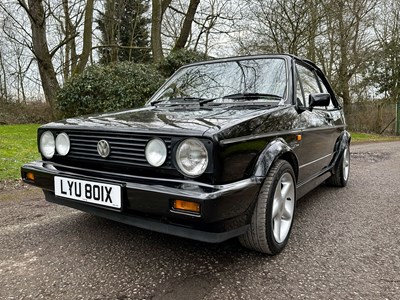Lot 27 - 1982 Volkswagen Golf Cabriolet GL