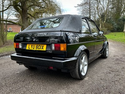 Lot 27 - 1982 Volkswagen Golf Cabriolet GL