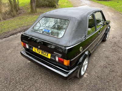 Lot 27 - 1982 Volkswagen Golf Cabriolet GL