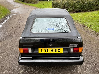 Lot 27 - 1982 Volkswagen Golf Cabriolet GL