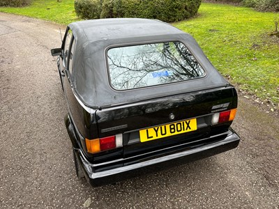Lot 27 - 1982 Volkswagen Golf Cabriolet GL