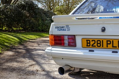 Lot 99 - 1985 Ford Escort RS Turbo S1