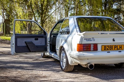 Lot 99 - 1985 Ford Escort RS Turbo S1