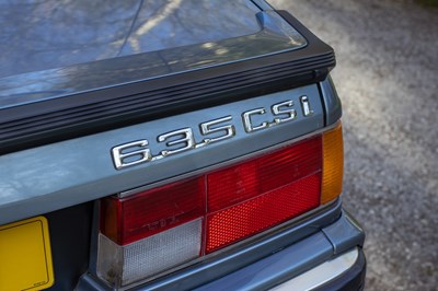 Lot 83 - 1988 BMW 635 CSi