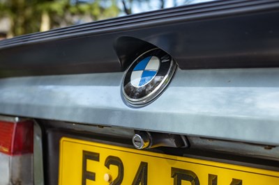 Lot 83 - 1988 BMW 635 CSi